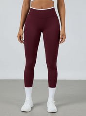 SculptCurve - HydraFit Seamless Legging - Maroon