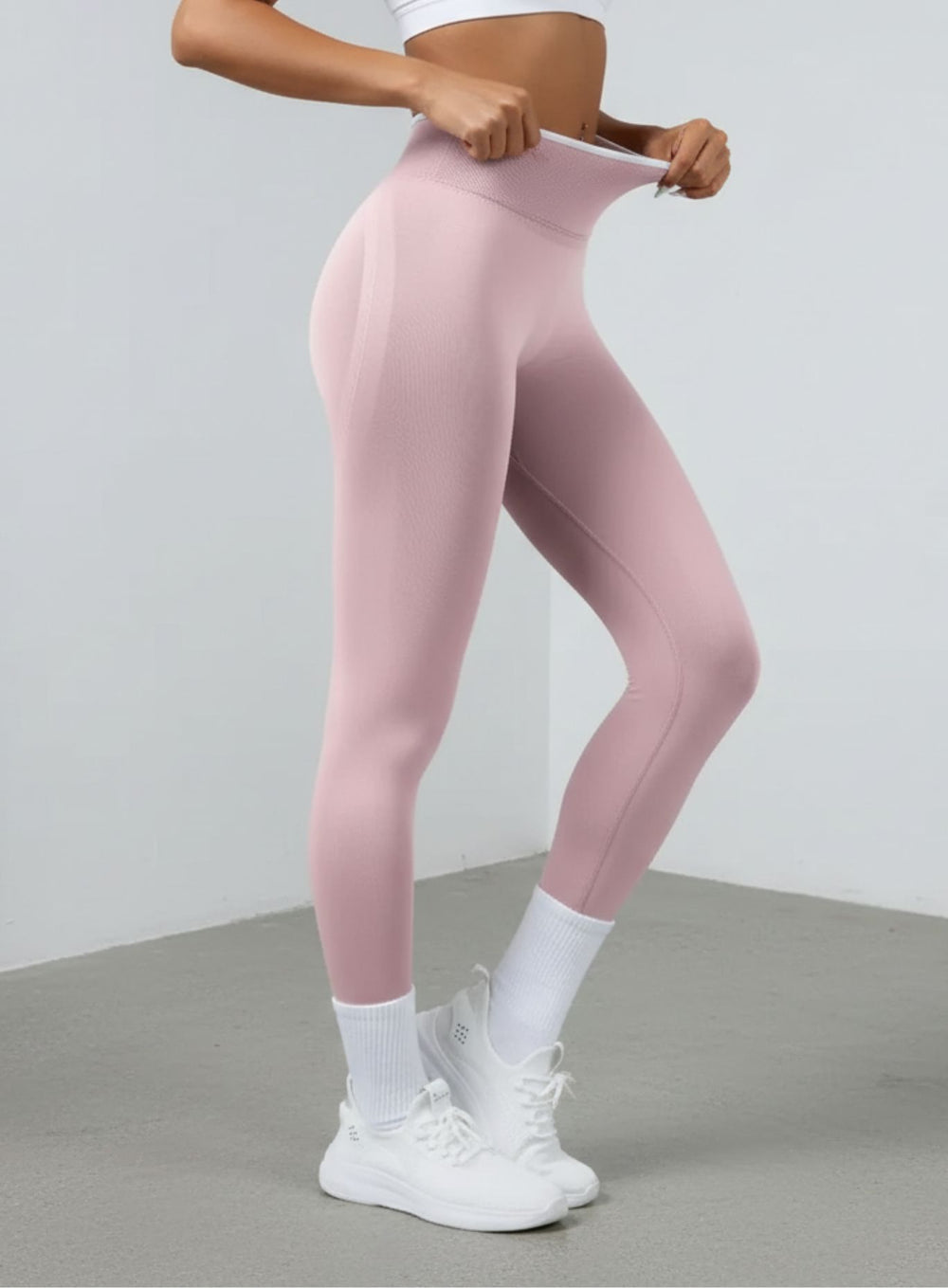 SculptCurve - HydraFit Seamless Legging - Pink - VECTOR SPORTSWEAR