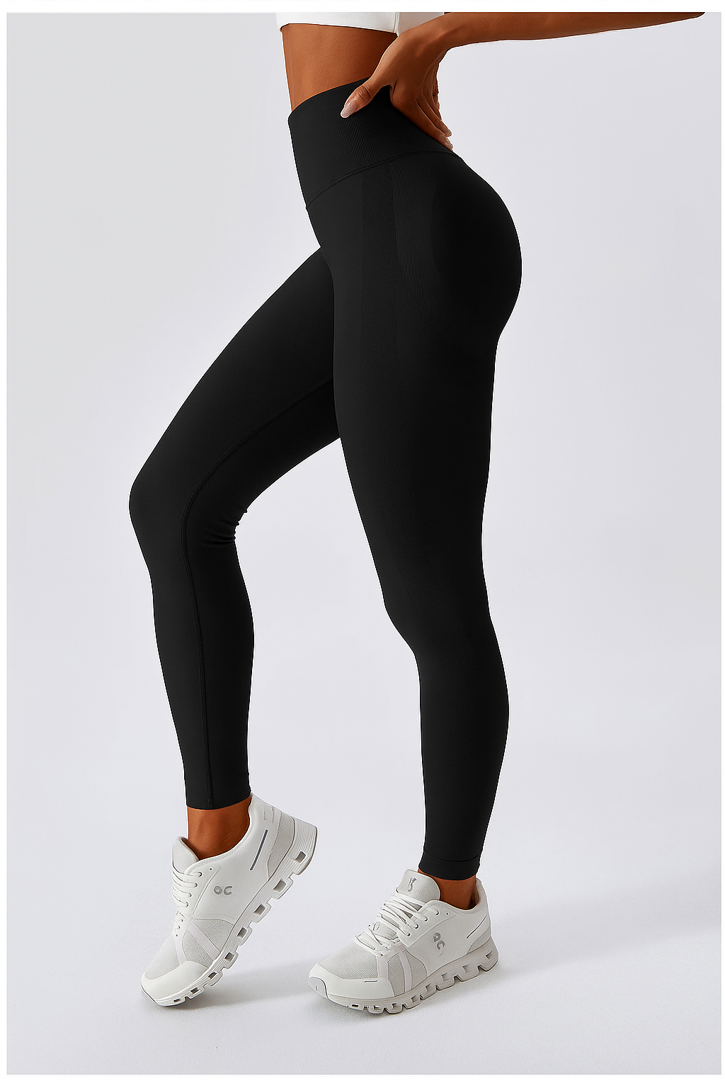 SculptCurve - HydraFit Seamless Legging - Black
