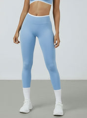 SculptCurve - HydraFit Seamless Legging - Baby Blue