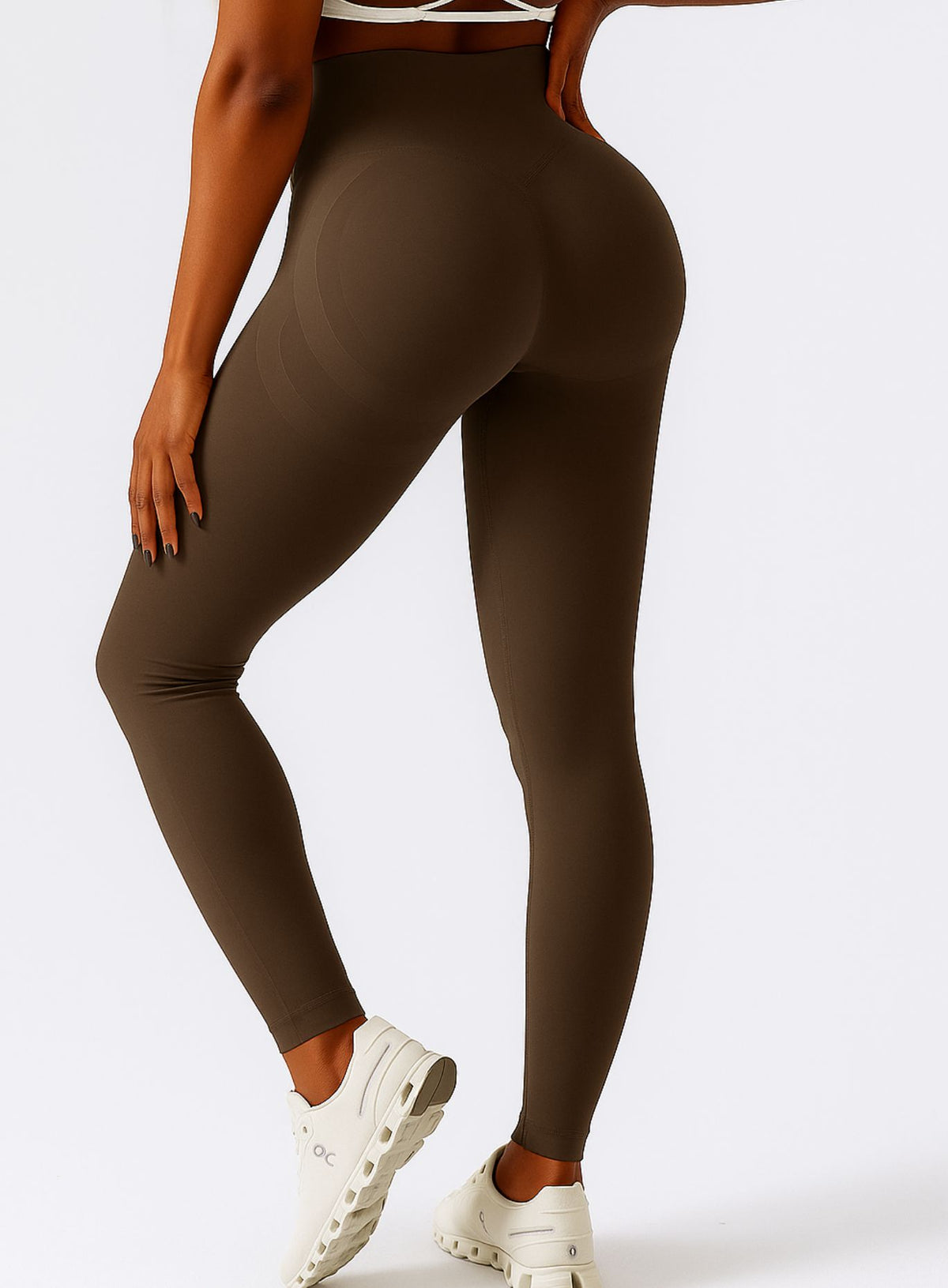 SculptCurve - HydraFit Seamless Legging - Brown