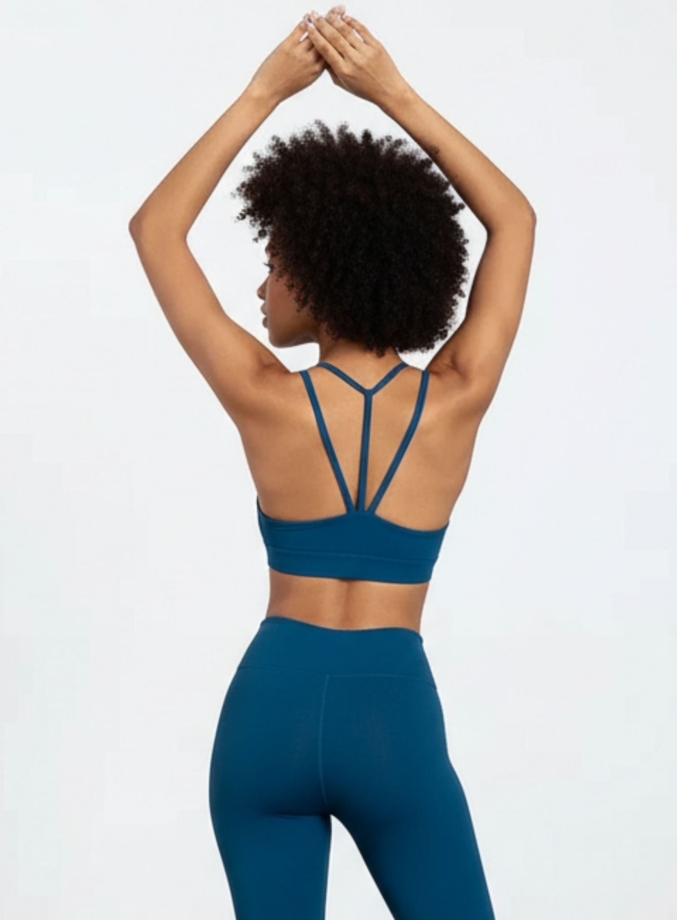 Shockproof Fitness Bra - Petroleum Blue
