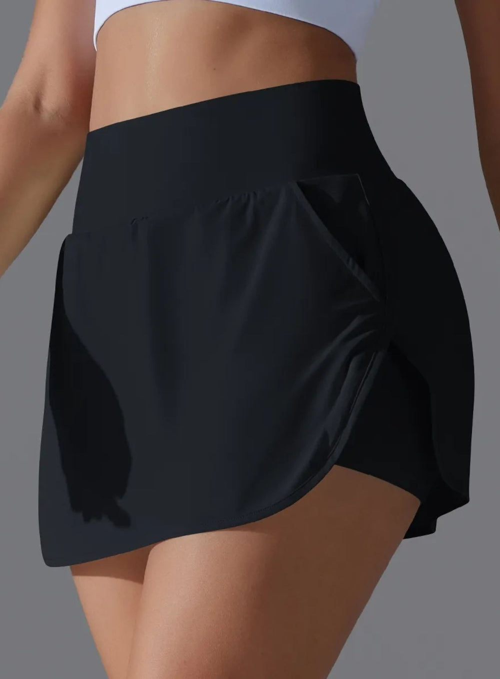 SmoothCore™ Athletic Skirt - Black - VECTOR SPORTSWEAR