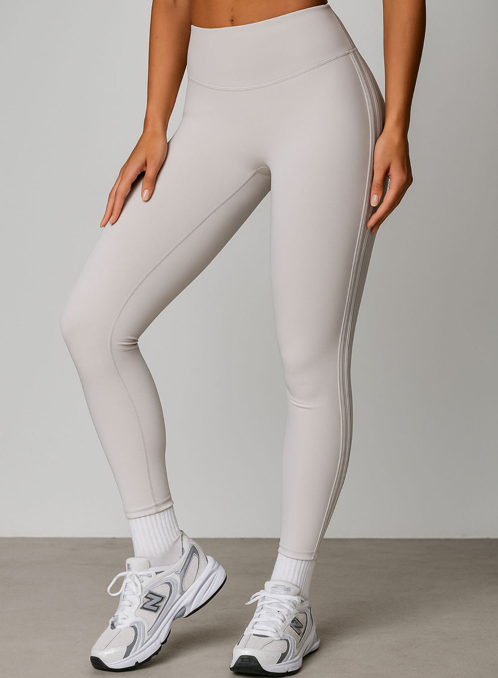 Streamline ProFit Tights - Pearl Grey - VECTOR SPORTSWEAR