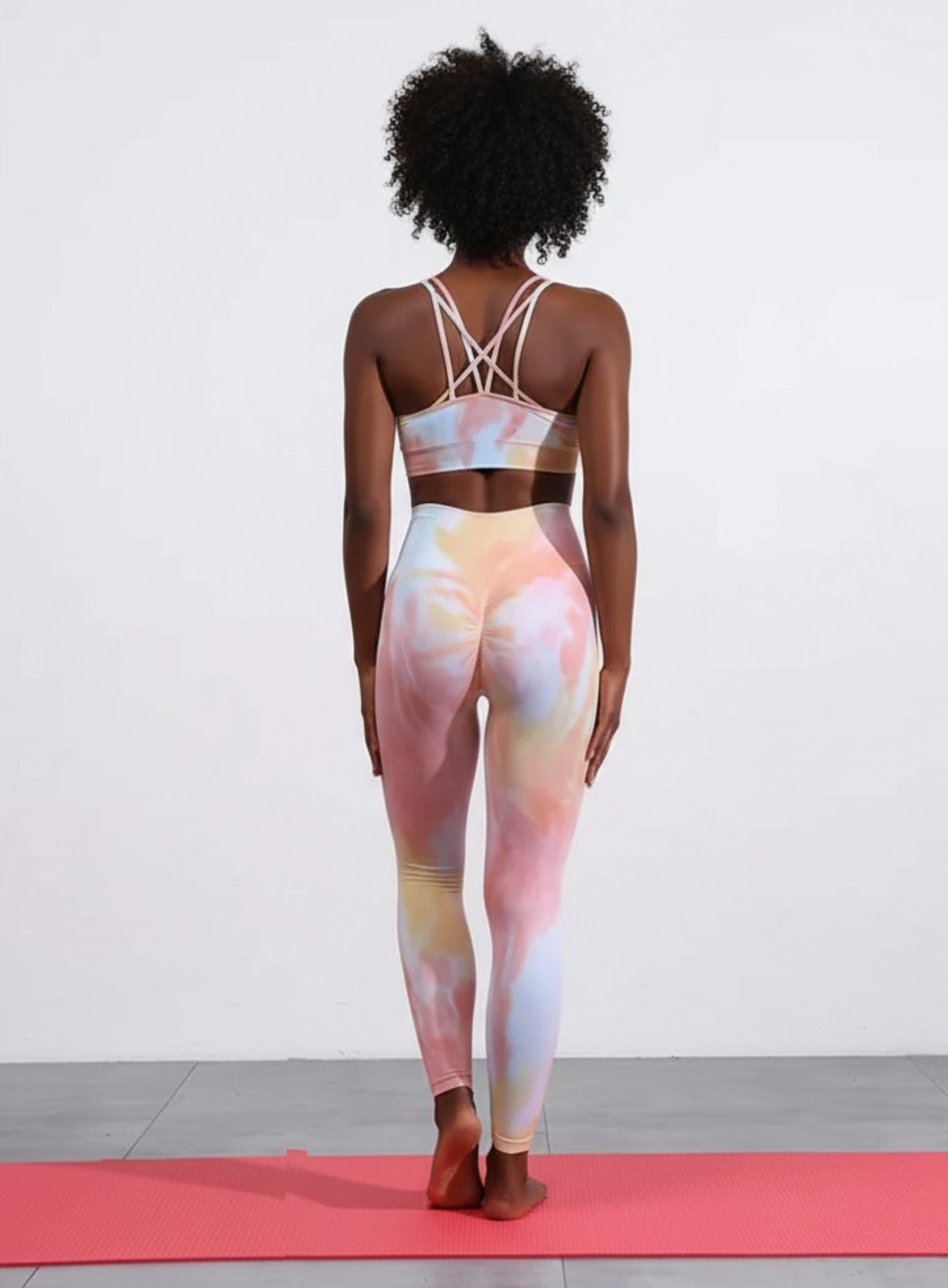 Tie-Dye Gradient Pattern - Full Set - Blue Orange