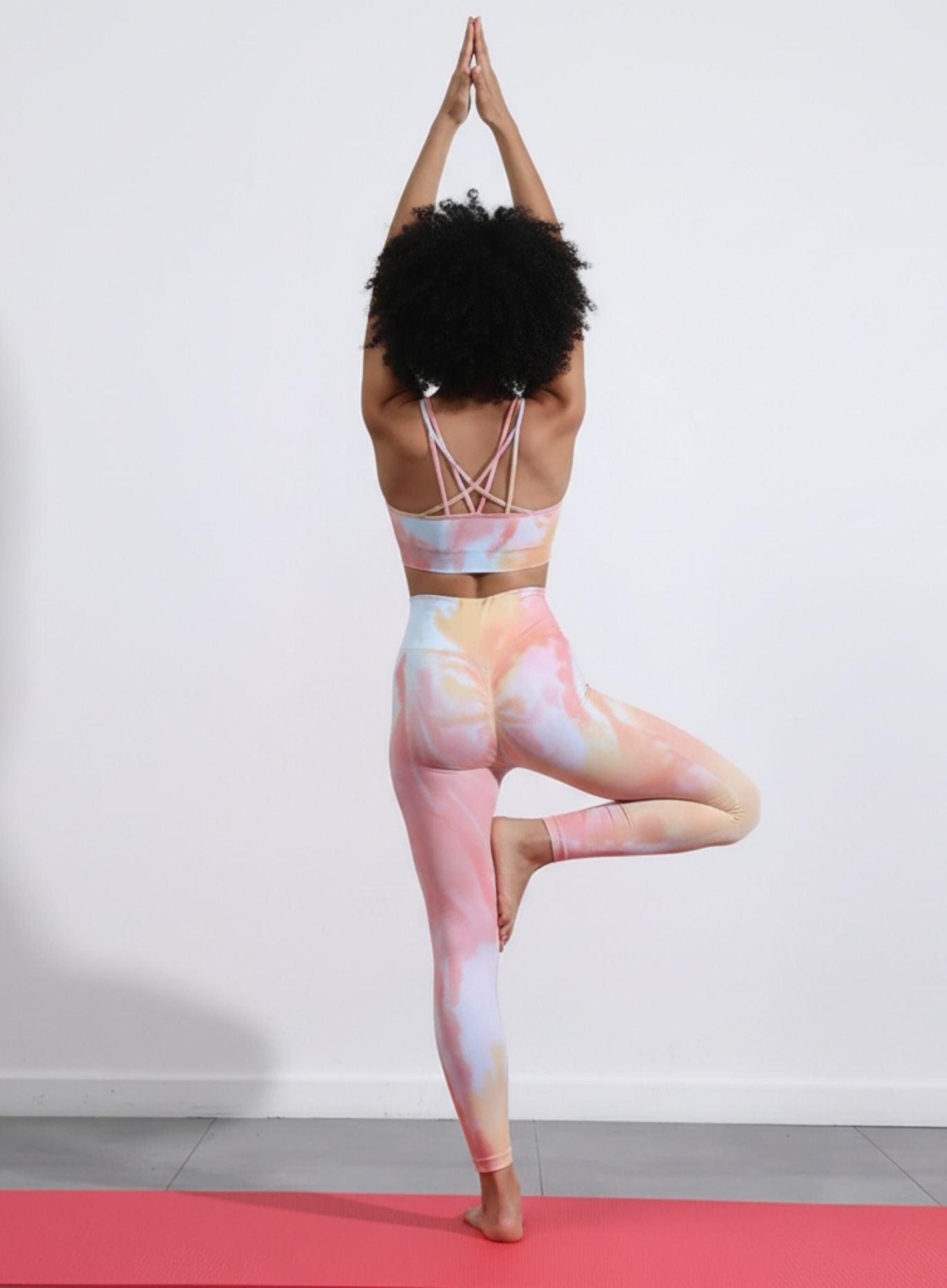 Tie-Dye Gradient Pattern - Full Set - Blue Orange