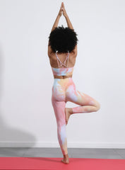 Tie-Dye Gradient Pattern - Full Set - Blue Orange