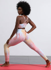 Tie-Dye Gradient Pattern - Full Set - Blue Orange