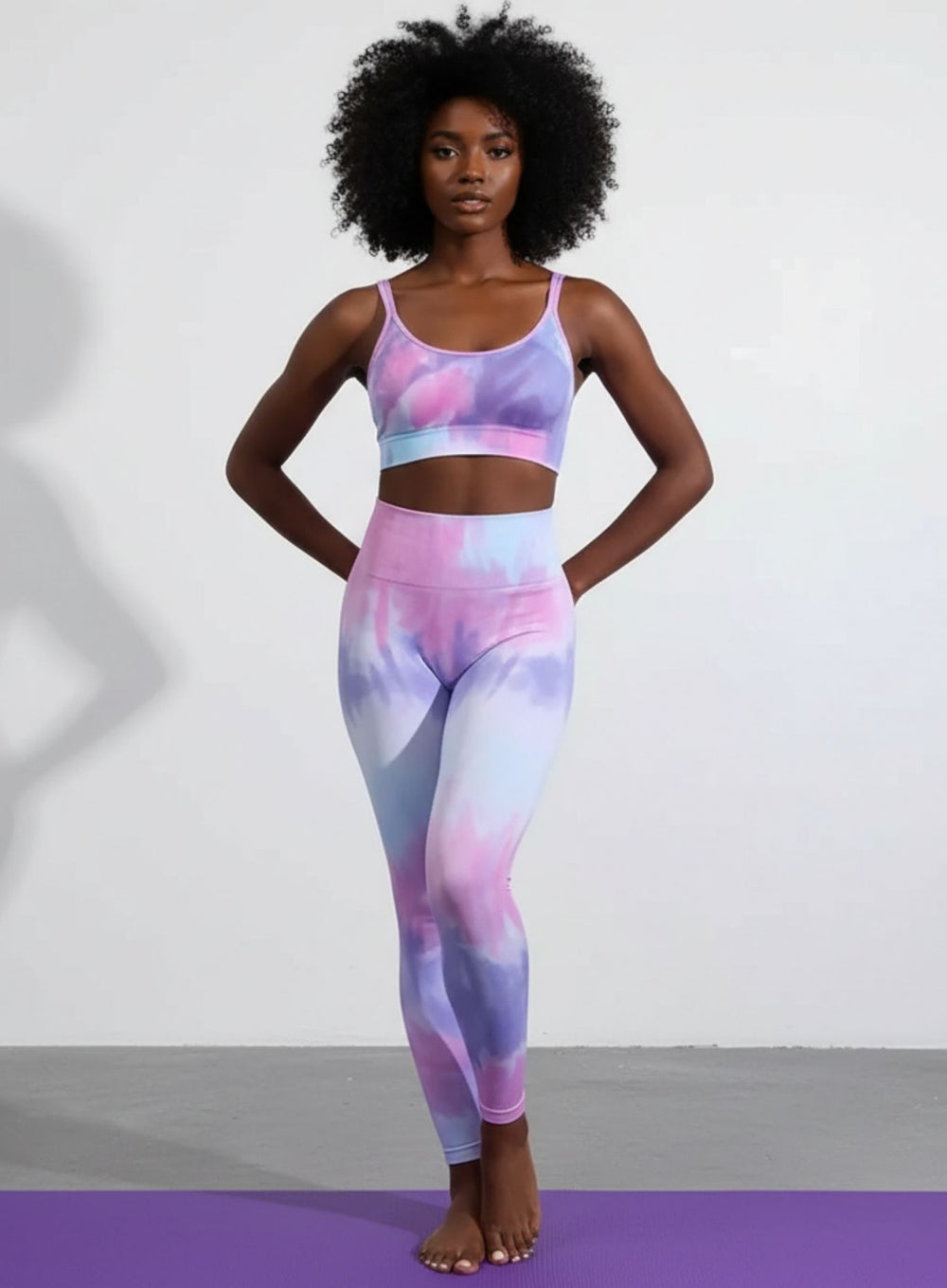 Tie - Dye Gradient Pattern - Full Set - Purple Pink - VECTOR SPORTSWEAR