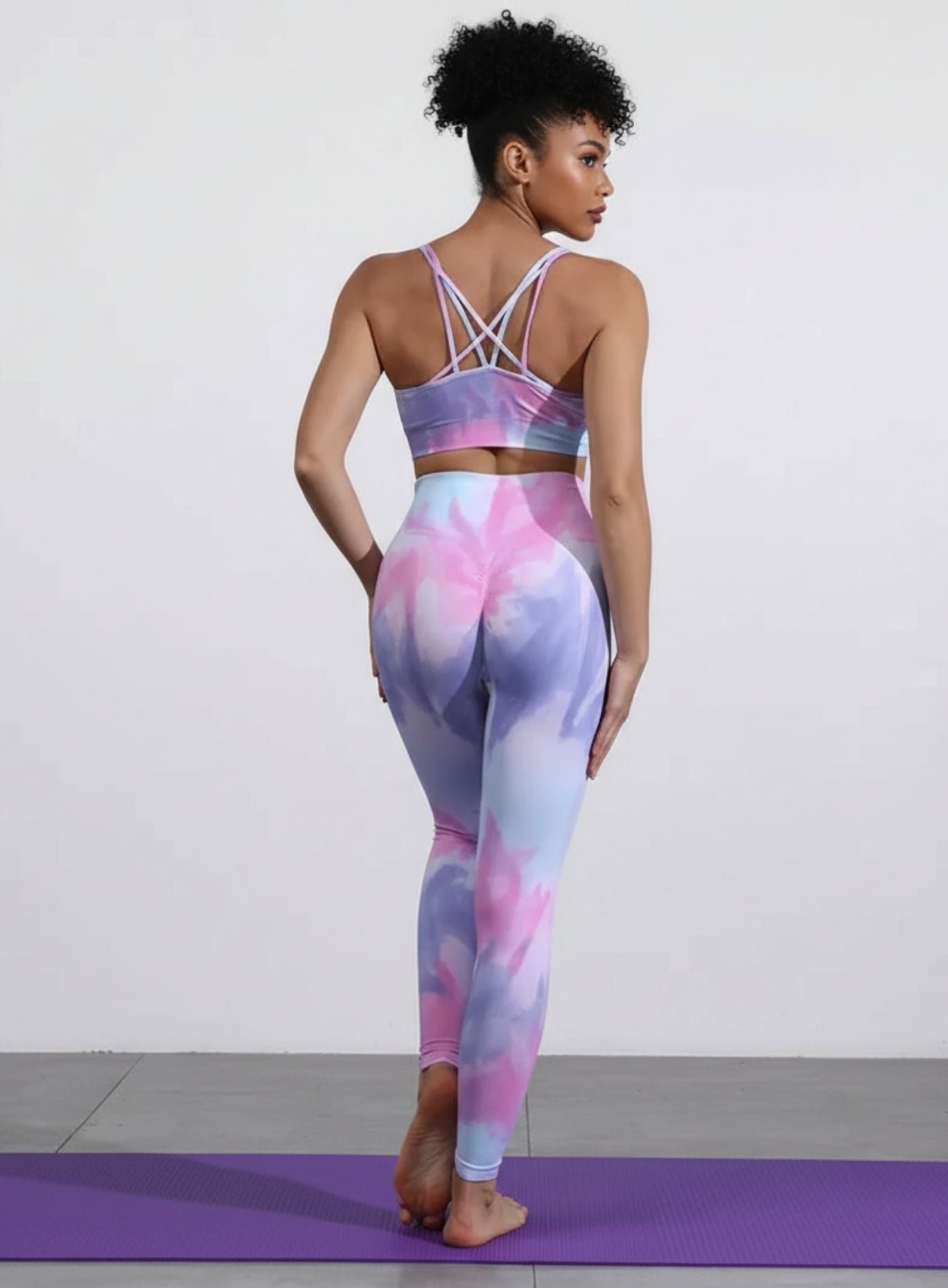 Tie-Dye Gradient Pattern - Full Set - Purple Pink