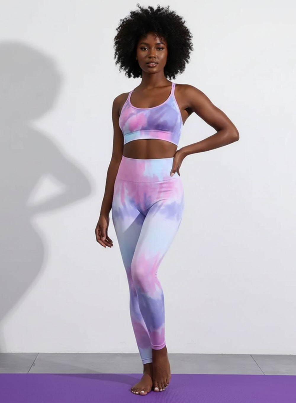 Tie - Dye Gradient Pattern - Full Set - Purple Pink - VECTOR SPORTSWEAR