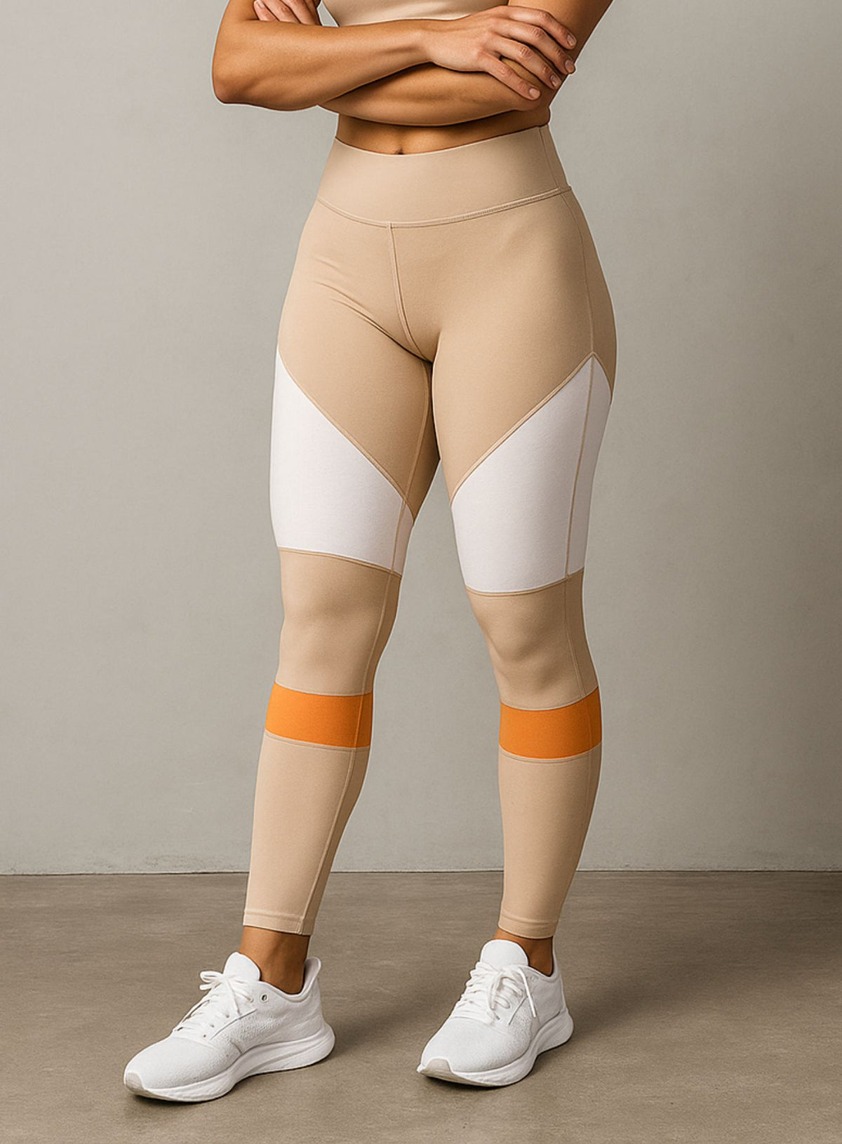UltraStretch High - Waist Leggings– Khaki - VECTOR SPORTSWEAR