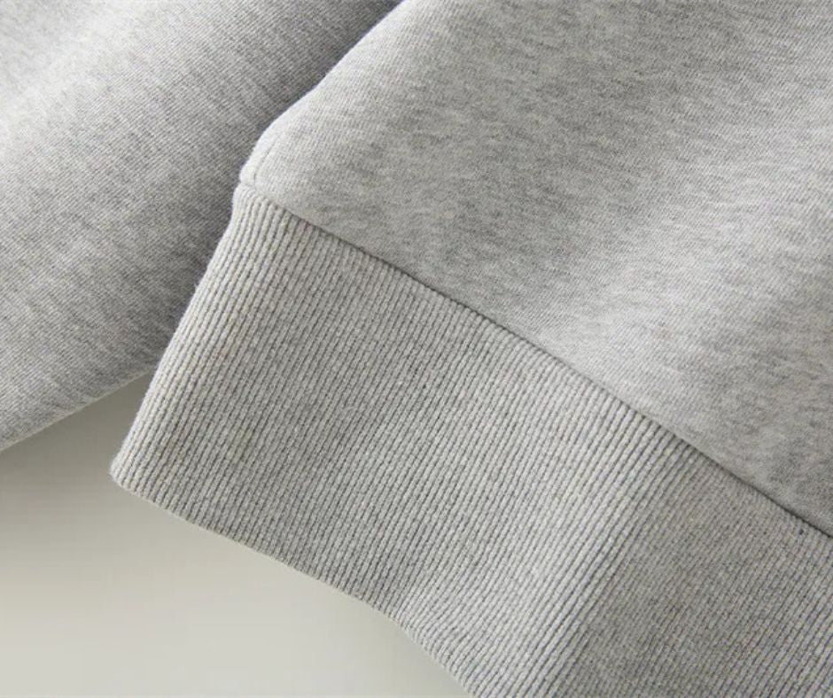 The Essential Pleated Knit Sweater - Gray - VECTOR SPORTSWEAR