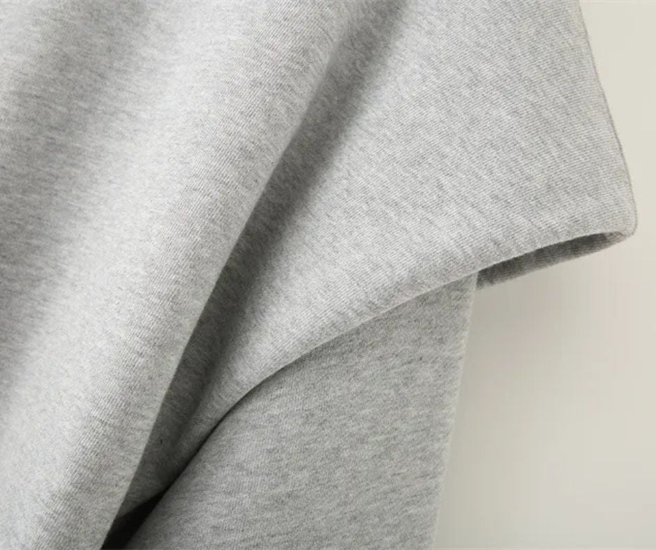 The Essential Pleated Knit Sweater - Gray - VECTOR SPORTSWEAR