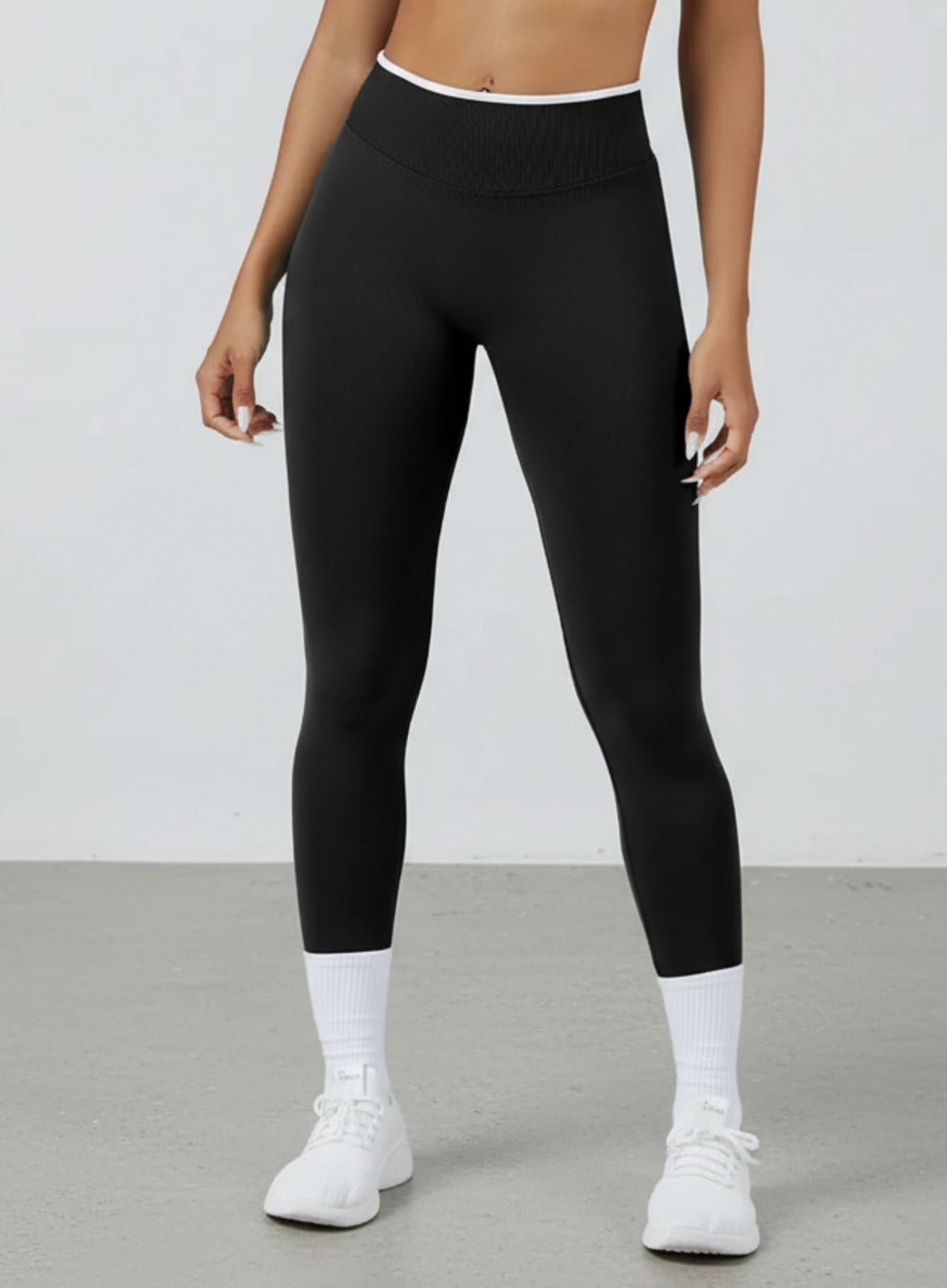 SculptCurve - HydraFit Seamless Legging - Black - VECTOR SPORTSWEAR
