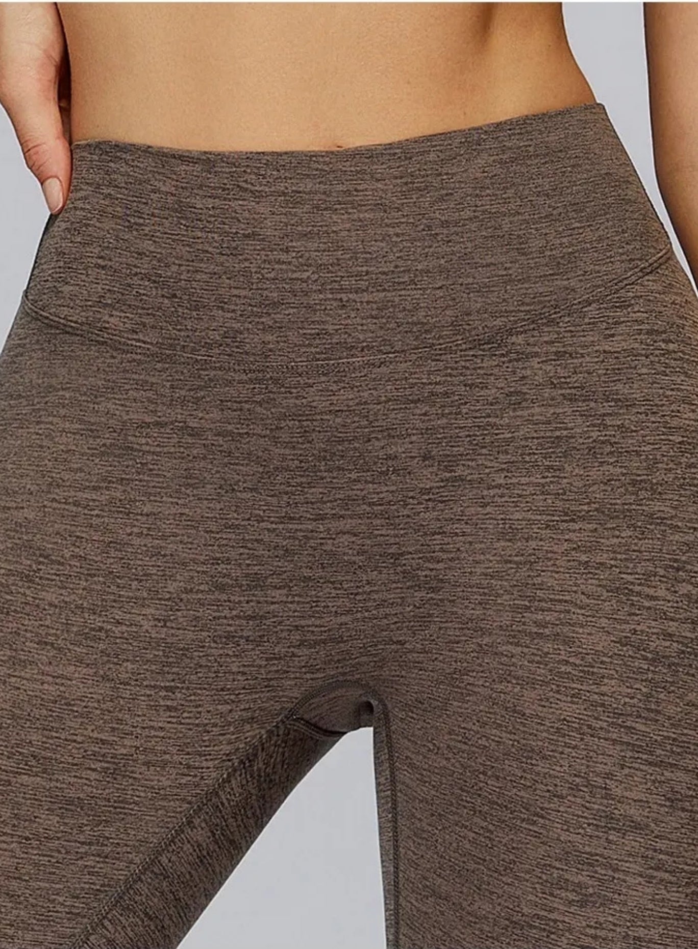 Women's seamless brushed high-waisted leggings with sculpt fit, designed for training and yoga | Vectorsportswear