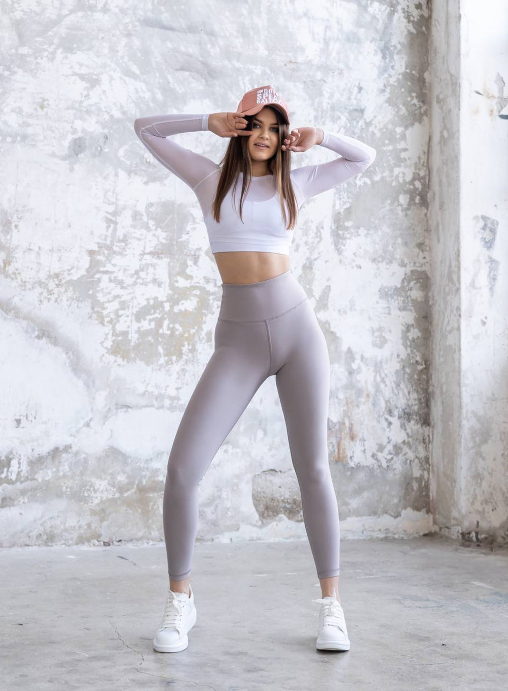 HERA - COMPRESSION LEGGING - GREY - VECTOR SPORTSWEAR
