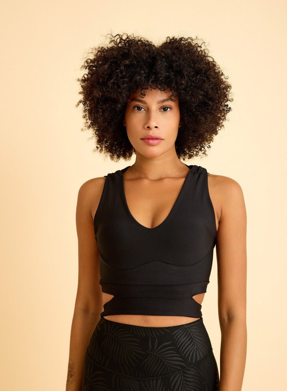 HESTIA - FORTRESS SPORTS BRA - BLACK - VECTOR SPORTSWEAR