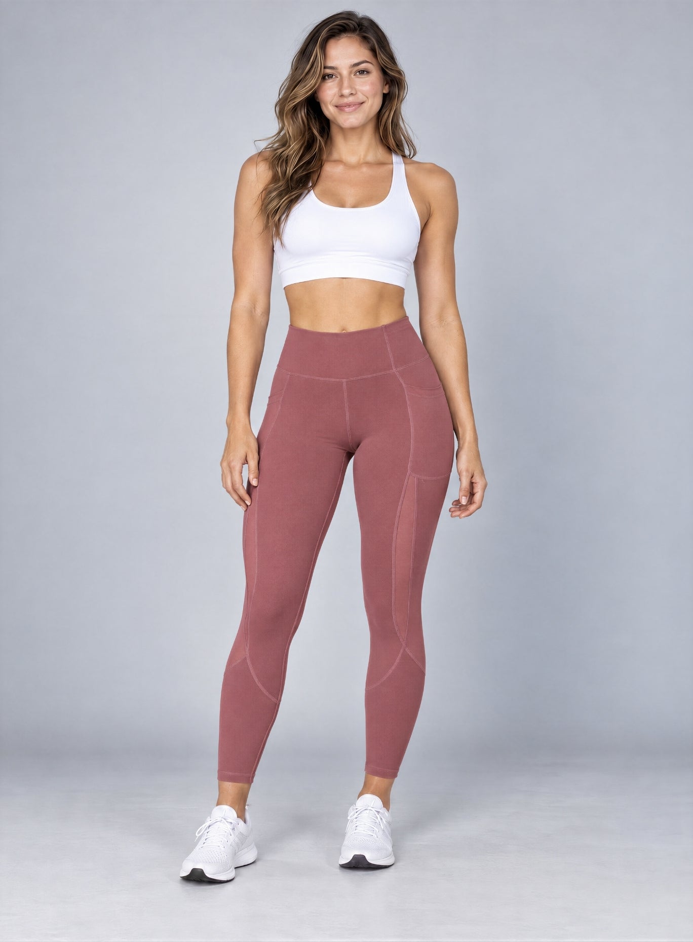 AirCore™ Mesh Pocket Leggings - Dusty Rose