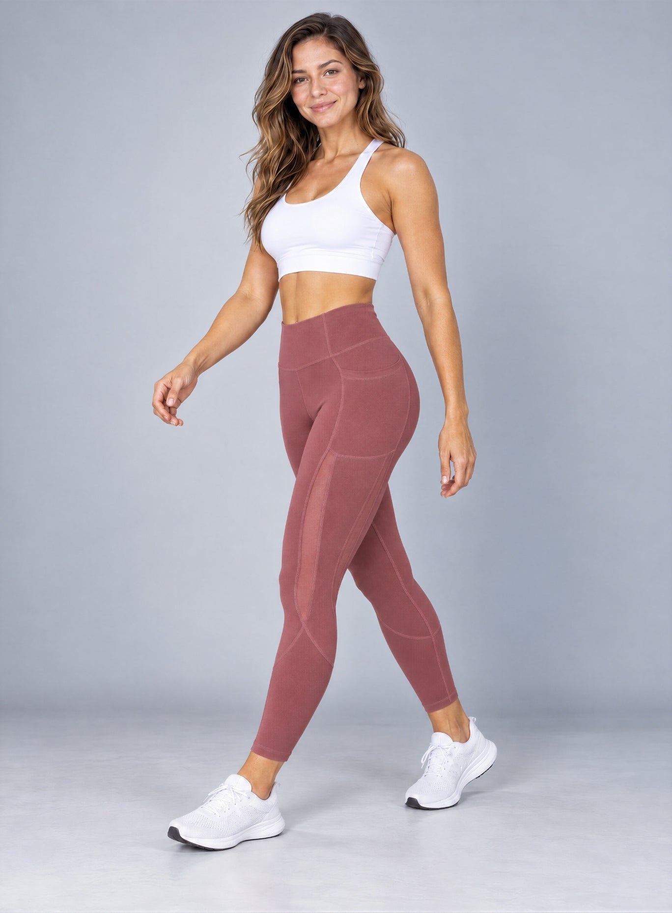 AirCore™ Mesh Pocket Leggings - Dusty Rose