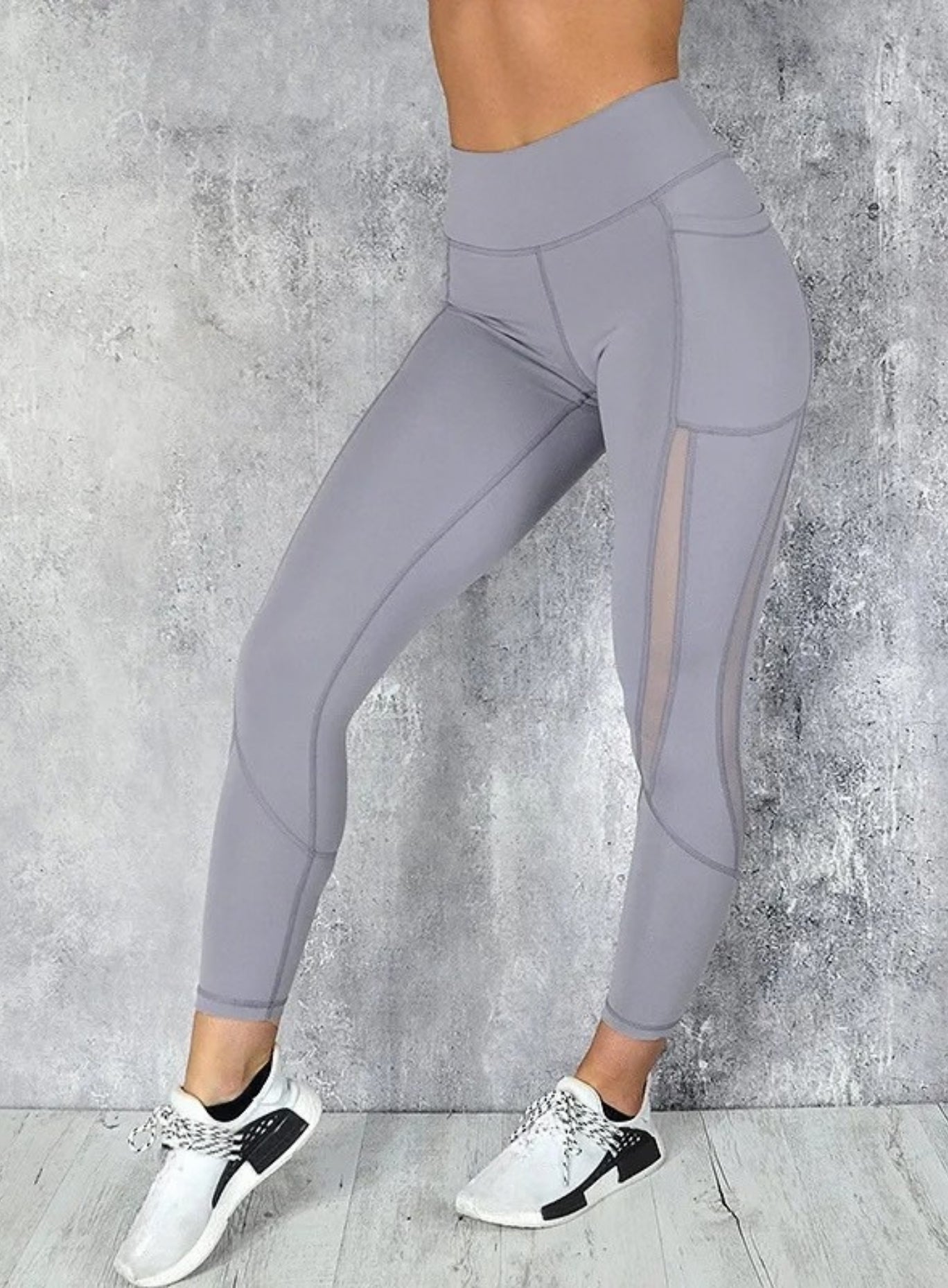 AirCore™ Mesh Pocket Leggings - Light Gray