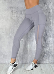 AirCore™ Mesh Pocket Leggings - Light Gray