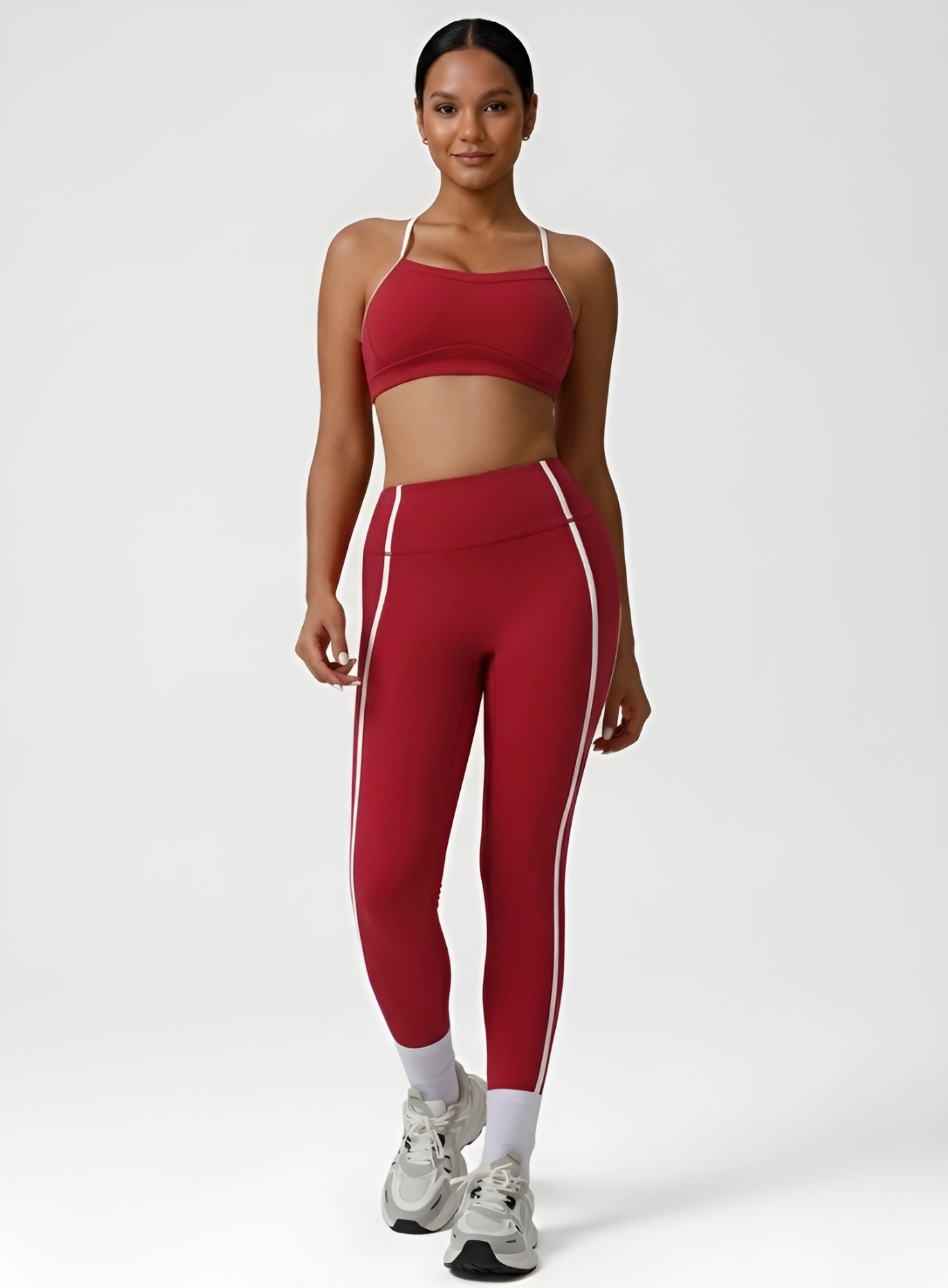 PowerFlex Sculpt Bra - Ruby Red - VECTOR SPORTSWEAR