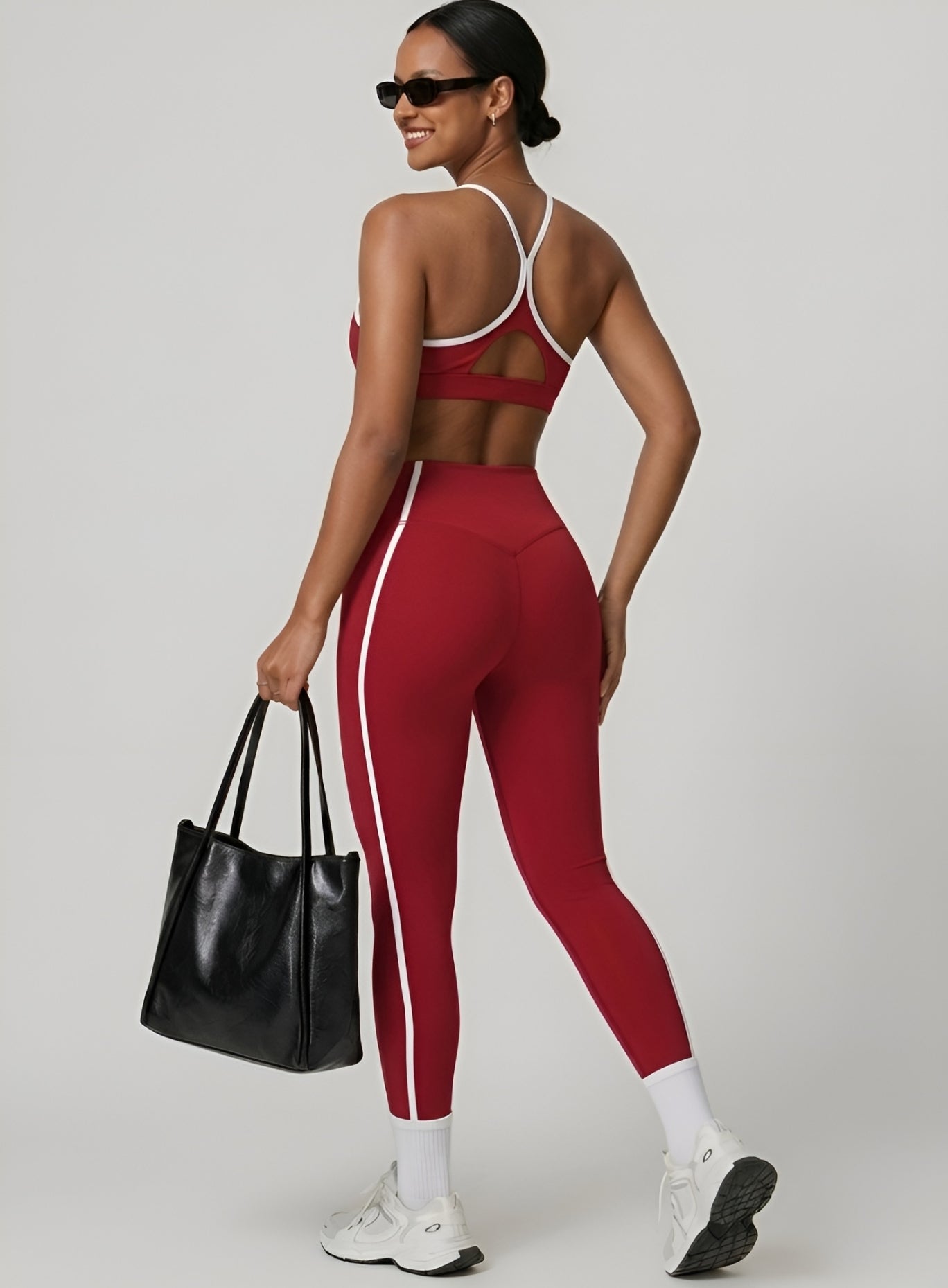 PowerFlex Sculpt Bra - Ruby Red - VECTOR SPORTSWEAR