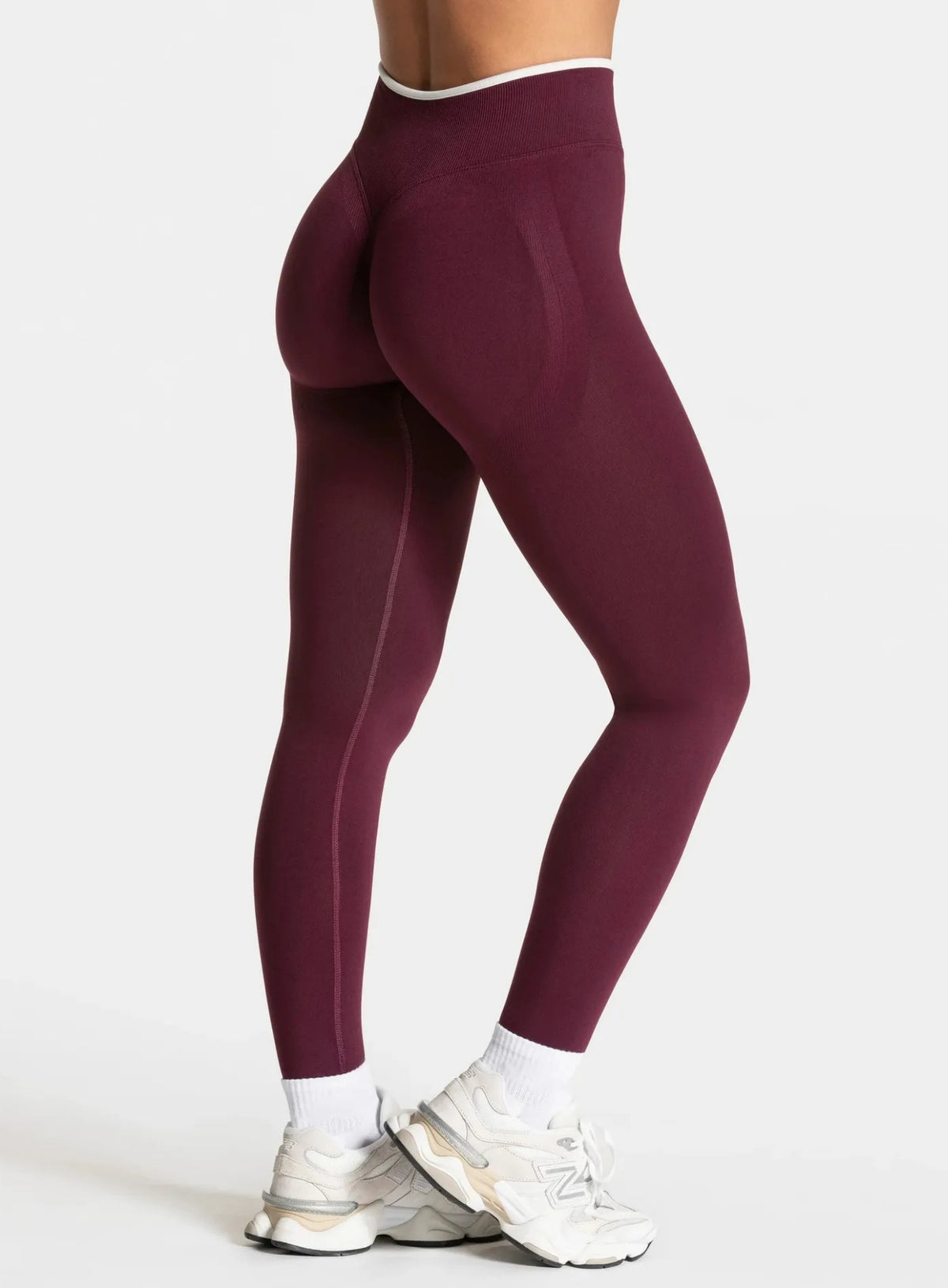 SculptCurve - HydraFit Seamless Legging - Maroon - VECTOR SPORTSWEAR