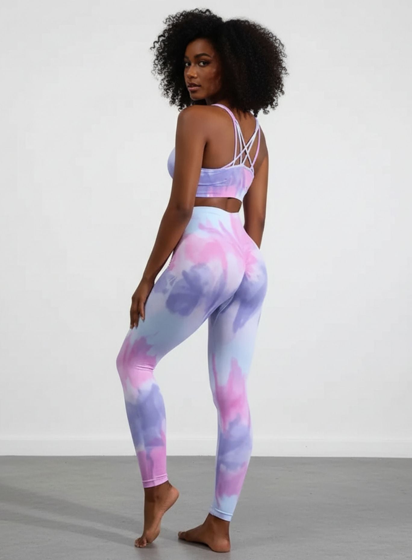 Tie-Dye Gradient Pattern - Full Set - Purple Pink
