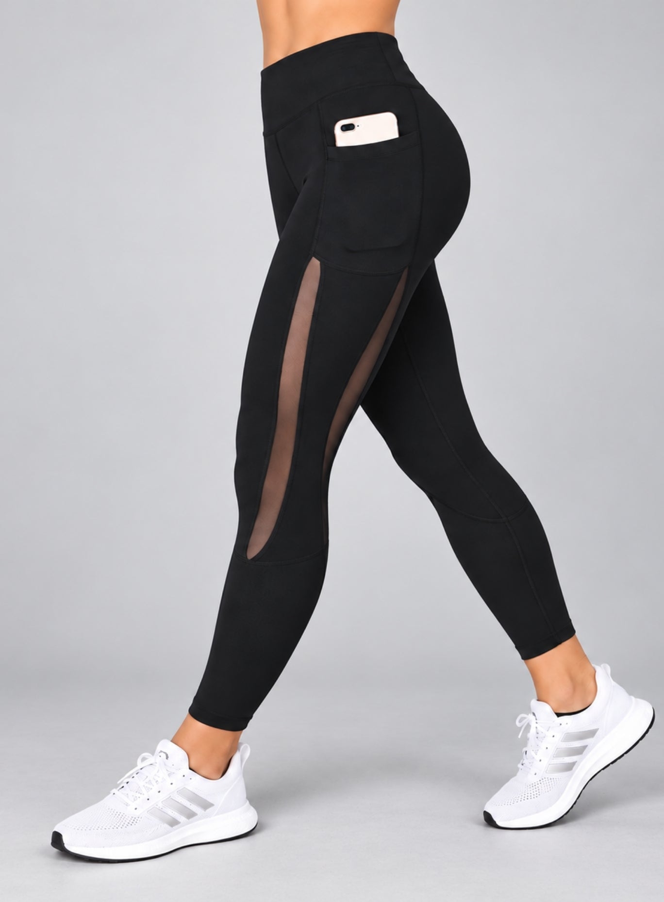 AirCore™ Mesh Pocket Leggings - Black