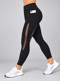 AirCore™ Mesh Pocket Leggings - Black