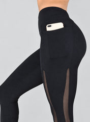 AirCore™ Mesh Pocket Leggings - Black