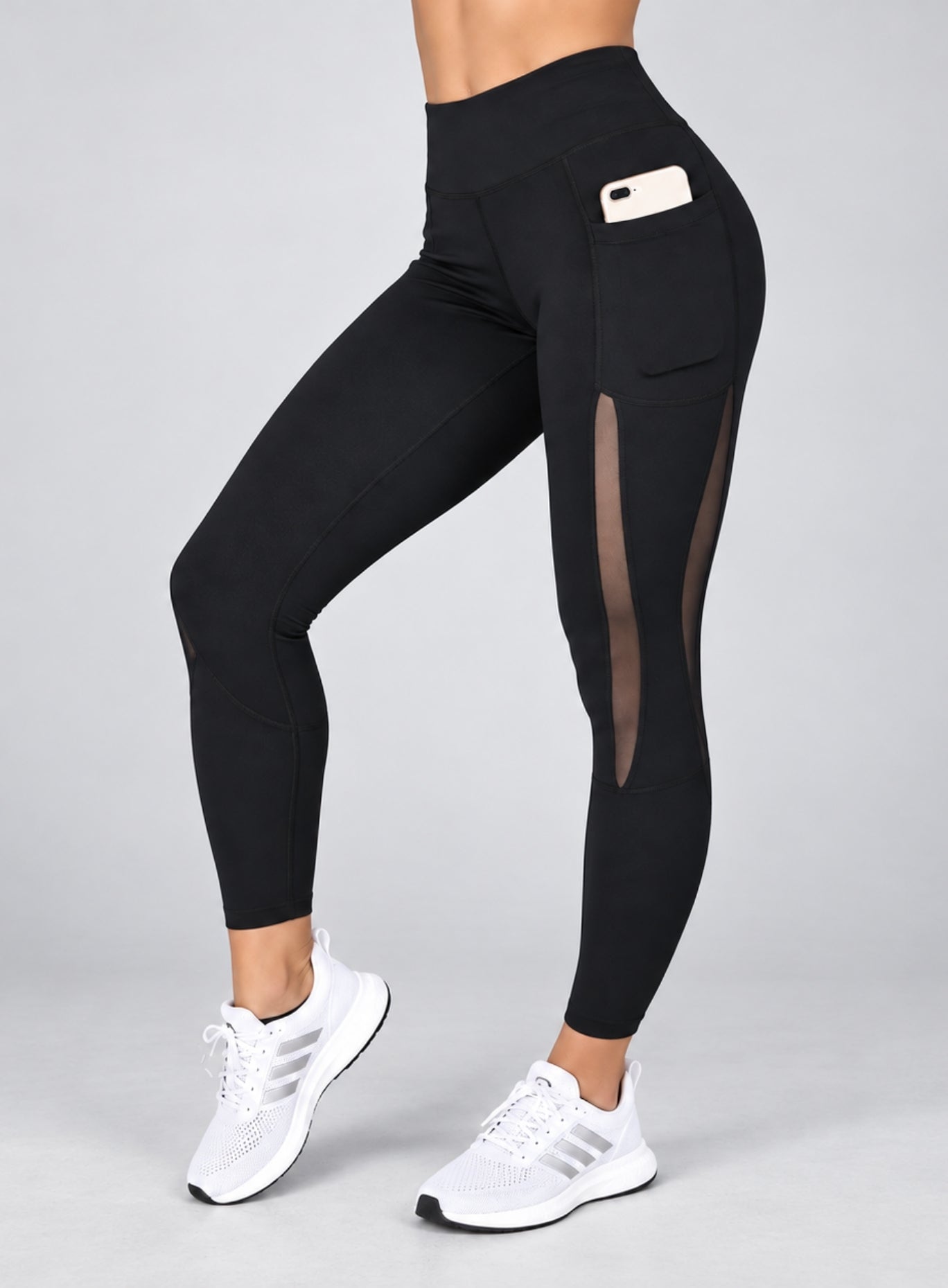 AirCore™ Mesh Pocket Leggings - Black