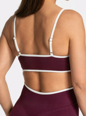 Athletica Sports Bra - Maroon - VECTOR SPORTSWEAR