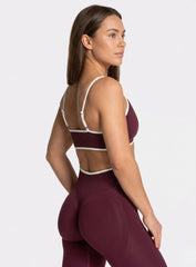 Athletica Sports Bra - Maroon - VECTOR SPORTSWEAR