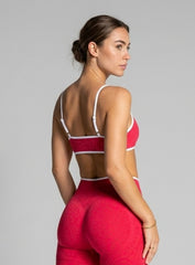 Athletica™ Leopard Sports Bra – Berry