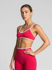 Athletica™ Leopard Sports Bra – Berry