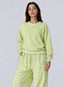 Casual Loose Fit Sweater - Lemon Green
