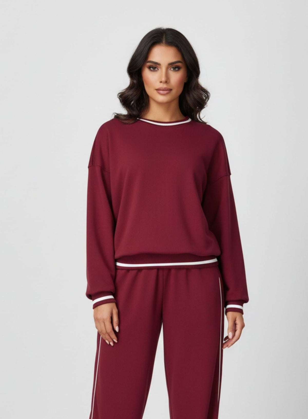 vector sportswear - Women’s casual loose fit sweater pullover Main image
