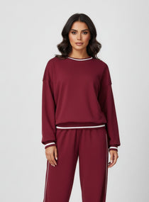 vector sportswear - Women’s casual loose fit sweater pullover