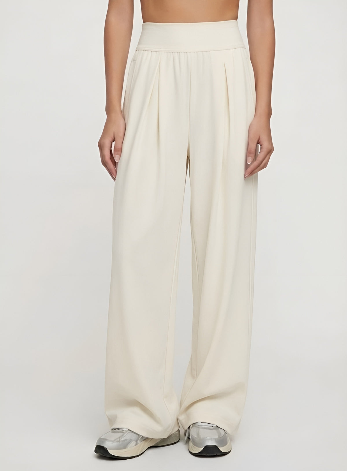 CloudDrape Activewear Pants - Ivory - VECTOR SPORTSWEAR