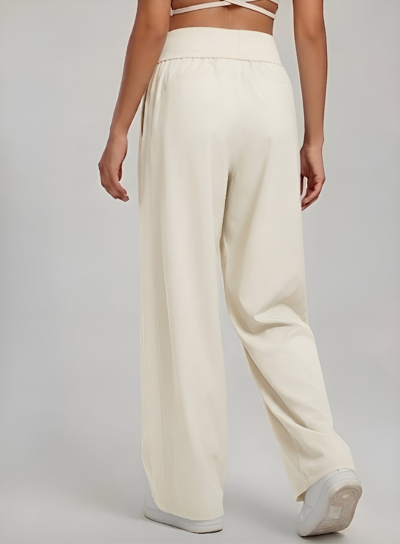 CloudDrape Activewear Pants - Ivory - VECTOR SPORTSWEAR