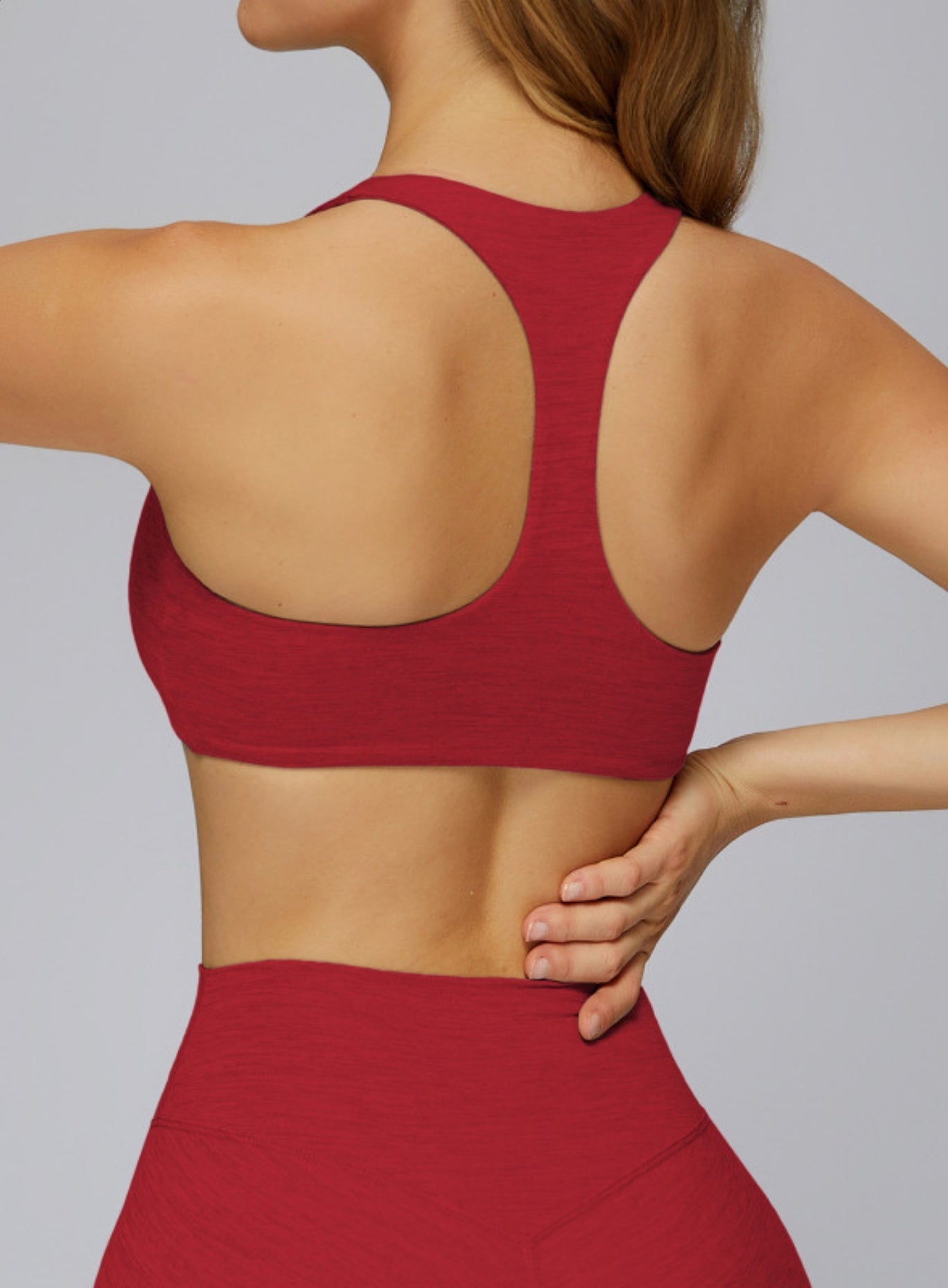 Women’s brushed seamless high-support sports bra with soft sculpt fit and ribbed underband | Vectorsportswear