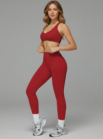 High-support seamless sports bra for women, brushed soft finish, gym and activewear styling | Vectorsportswear