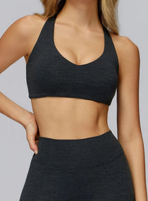 High-support seamless sports bra for women, brushed soft finish, gym and activewear styling | Vectorsportswear