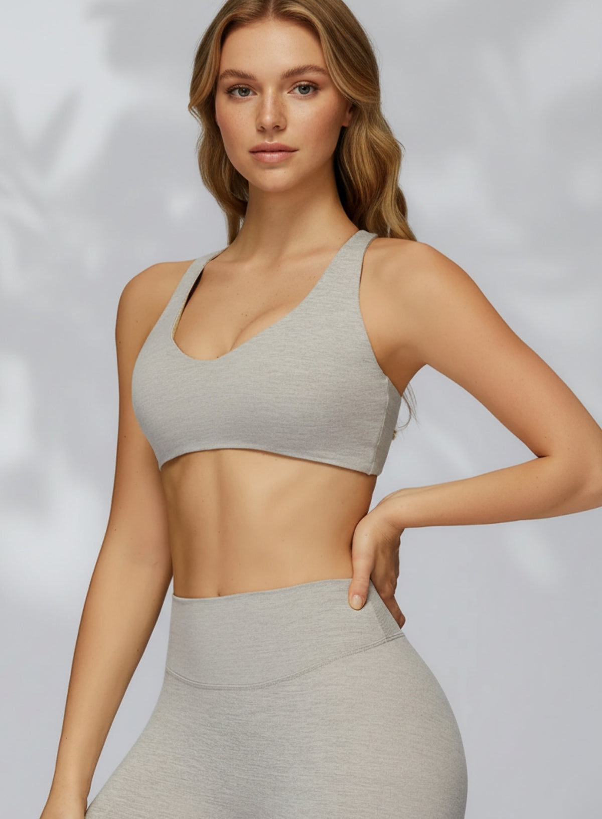 Women’s brushed seamless high-support sports bra with soft sculpt fit and ribbed underband | Vectorsportswear