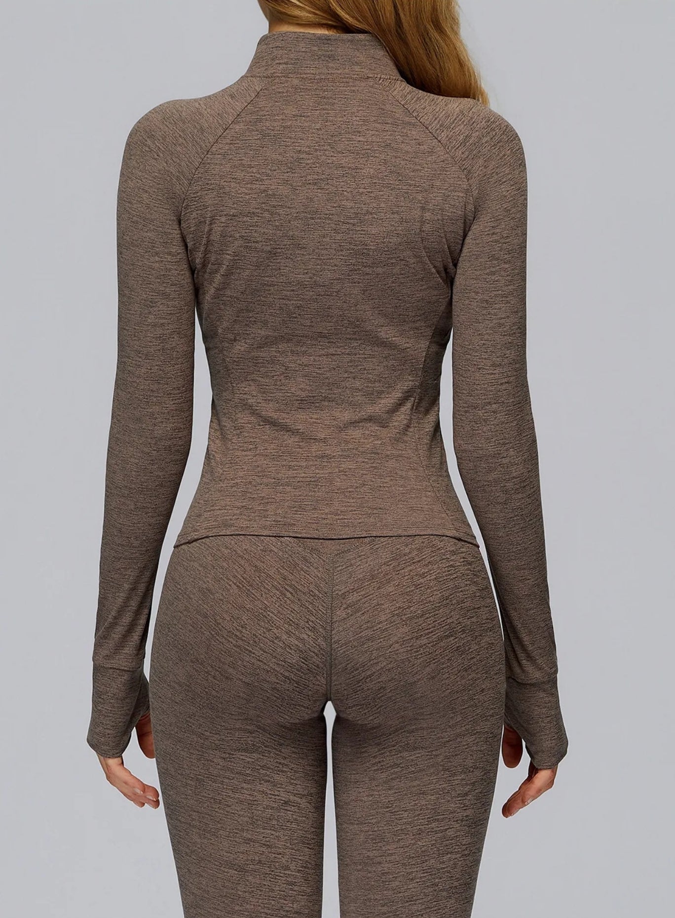 CloudSense Seamless Zip Top | Women’s Brushed Sculpt Fitness Jacket | Vectorsportswear