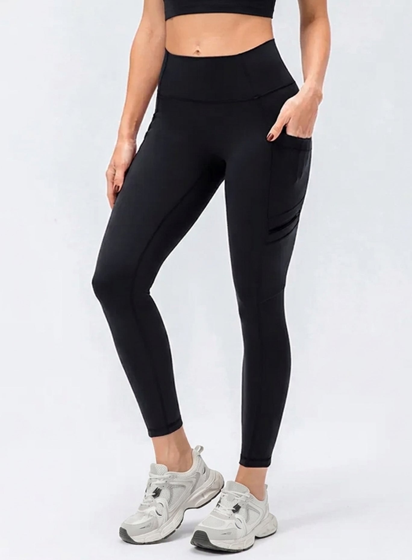 CloudSoft Pocket Legging - Black - VECTOR SPORTSWEAR