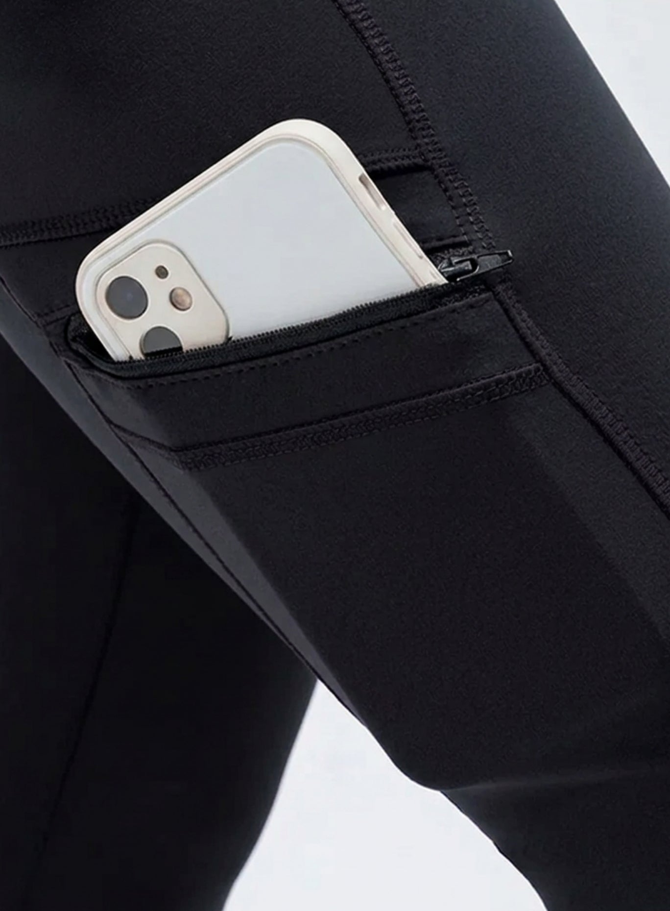 CloudSoft Pocket Legging - Black - VECTOR SPORTSWEAR